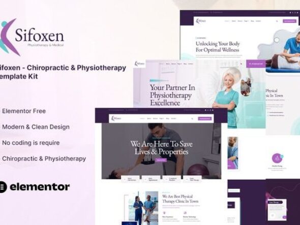 Sifoxen - Chiropractic & Physiotherapy Template Kit