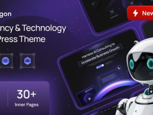 Auregon - AI Agency & Technology WordPress Theme