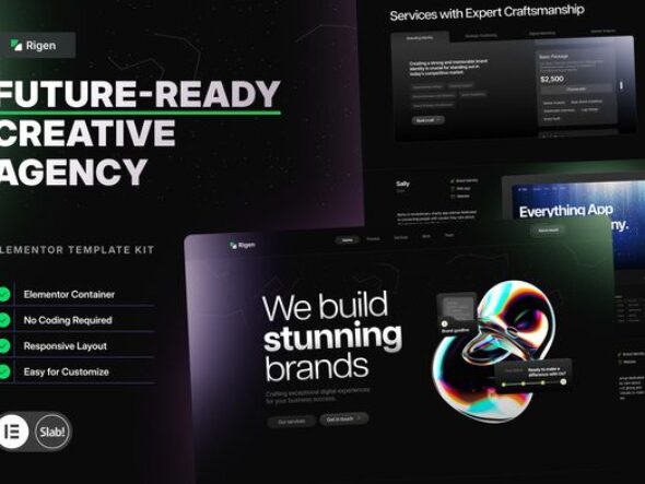 Rigen - Ready Creative Agency Elementor Template Kit