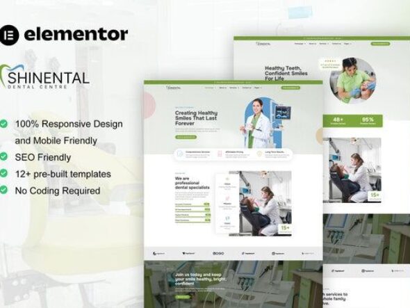 Shinental - Dentist & Medical Clinic Elementor Template Kit