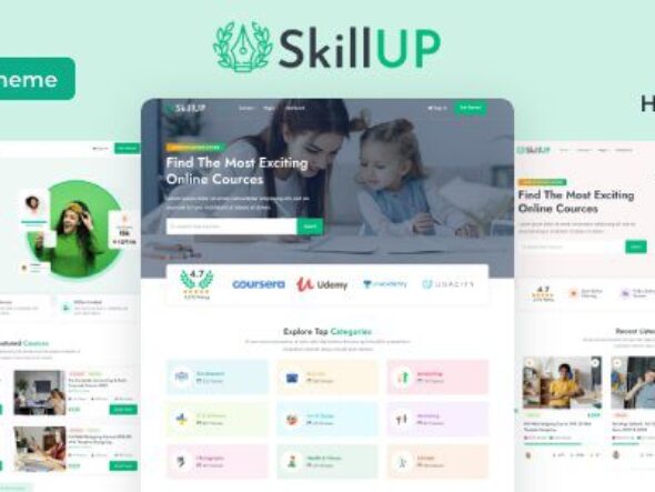 SkillUp - Online Education WordPress Theme
