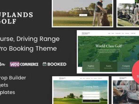 Uplands - Golf Course WordPress Theme